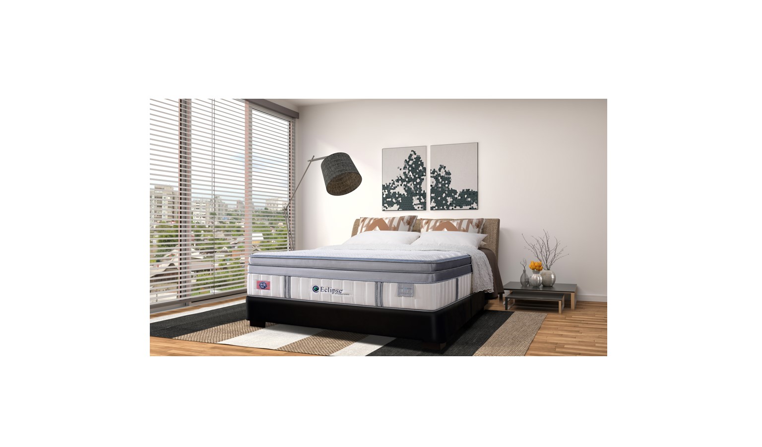 Eclipse Vitacool Ashland Queen Size Coil-on-Coil™ Pocketed Spring Mattress